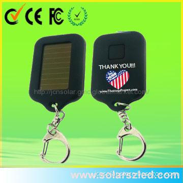 Solar Keychain with 3 led lights  for Promotion